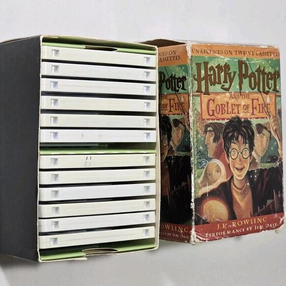 Harry Potter and the Goblet of Fire Audio Book Unabridged Audio Cassette Tapes - Picture 1 of 5